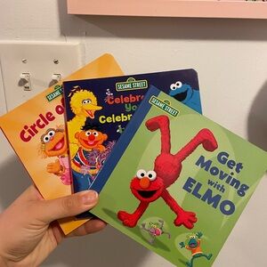 Sesame Street Board Books Set - Bright Multicolor Covers